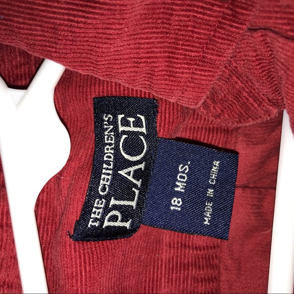 Gymboree Reindeer Sweater Vest & Children’s Place Red Button Down Size 18 months - Picture 7 of 7